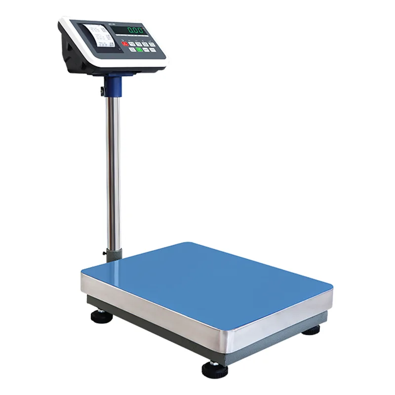 Electronic Platform Scale with Built-in Label Printing Function