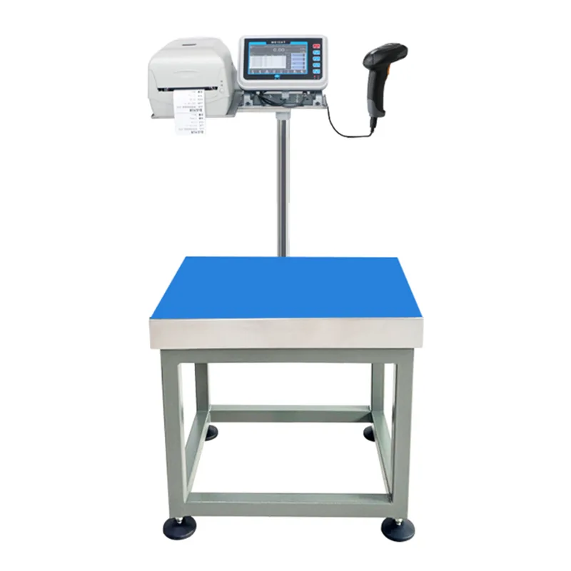 Intelligent Platform Scale with Barcode Scanning and Printing